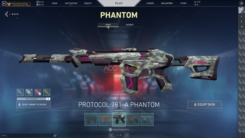 Gold 1 | Full Agents - Protocol 781-A Phantom, Forsaken Vandal & More